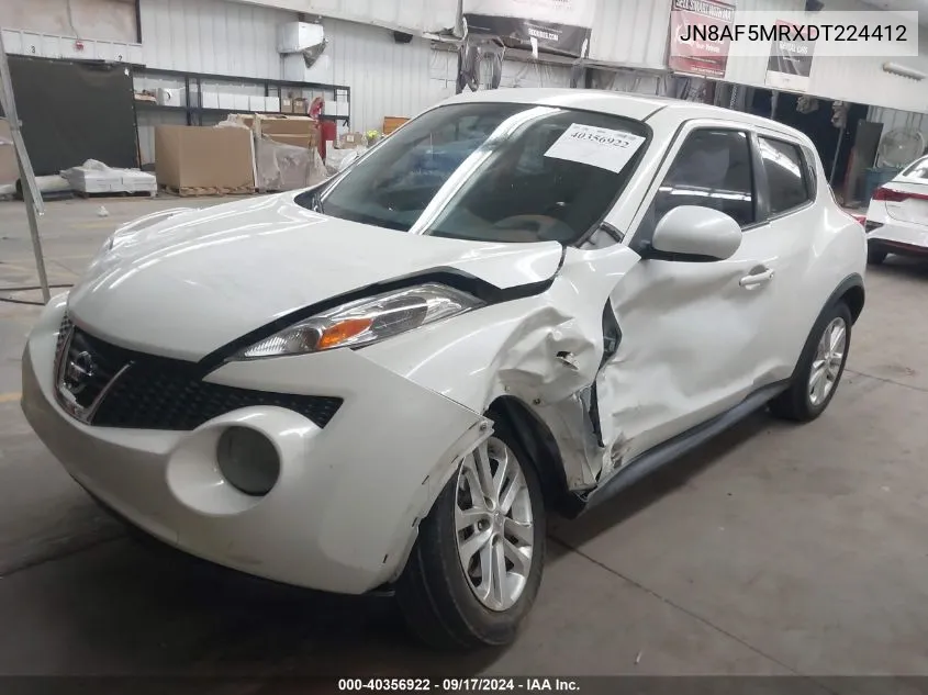 2013 Nissan Juke S/Sv/Sl VIN: JN8AF5MRXDT224412 Lot: 40356922