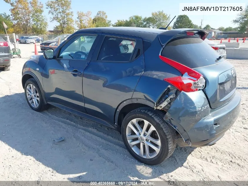 JN8AF5MV1DT217605 2013 Nissan Juke Sl