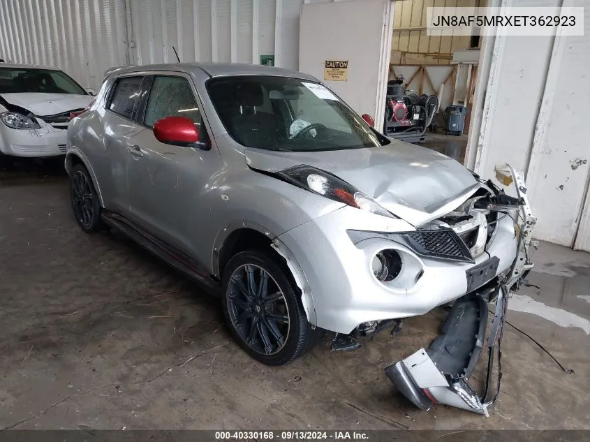 2014 Nissan Juke Nismo VIN: JN8AF5MRXET362923 Lot: 40330168