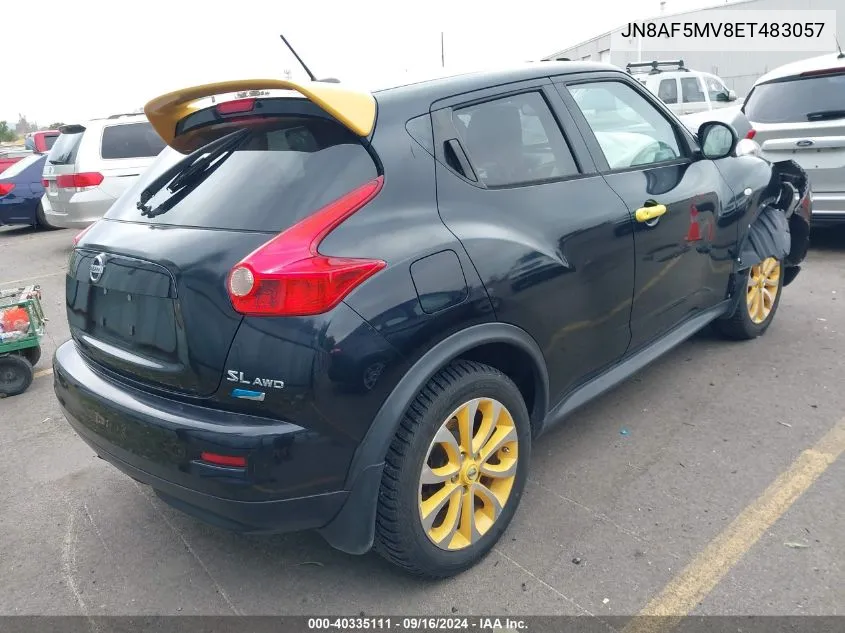 2014 Nissan Juke Sl VIN: JN8AF5MV8ET483057 Lot: 40335111