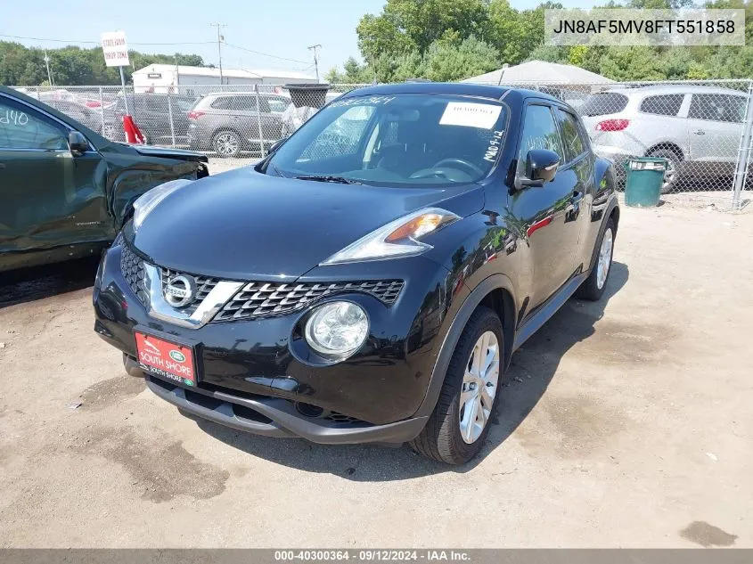 JN8AF5MV8FT551858 2015 Nissan Juke Sv