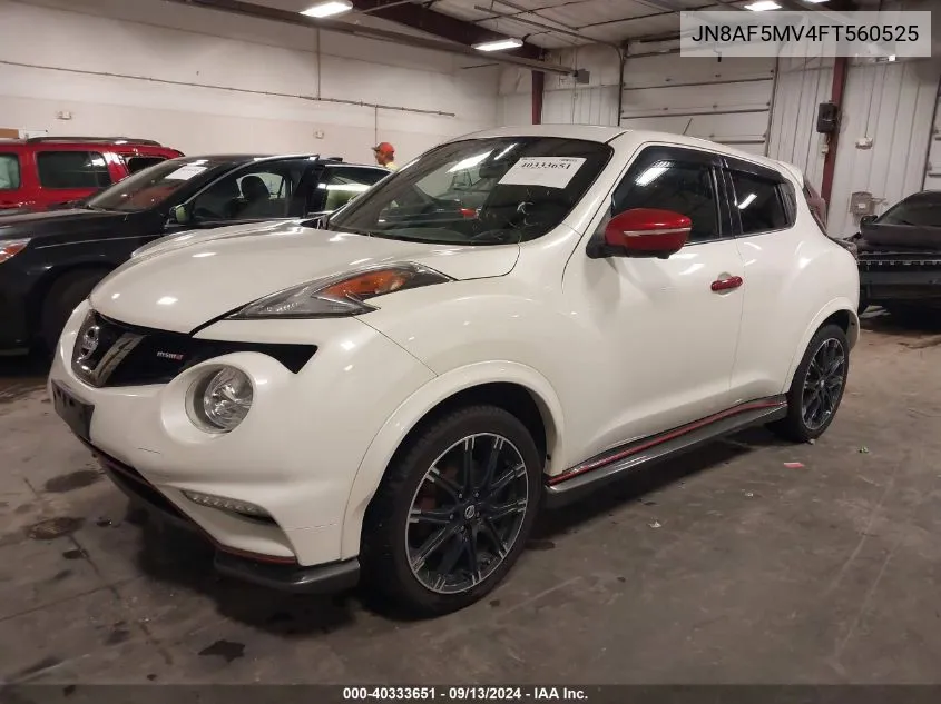 2015 Nissan Juke Nismo/S/Sl/Sv VIN: JN8AF5MV4FT560525 Lot: 40333651