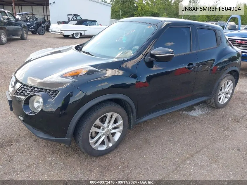 2015 Nissan Juke S VIN: JN8AF5MR3FT504904 Lot: 40372476