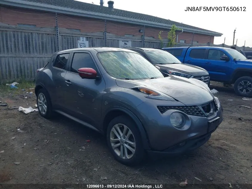 JN8AF5MV9GT650612 2016 Nissan Juke