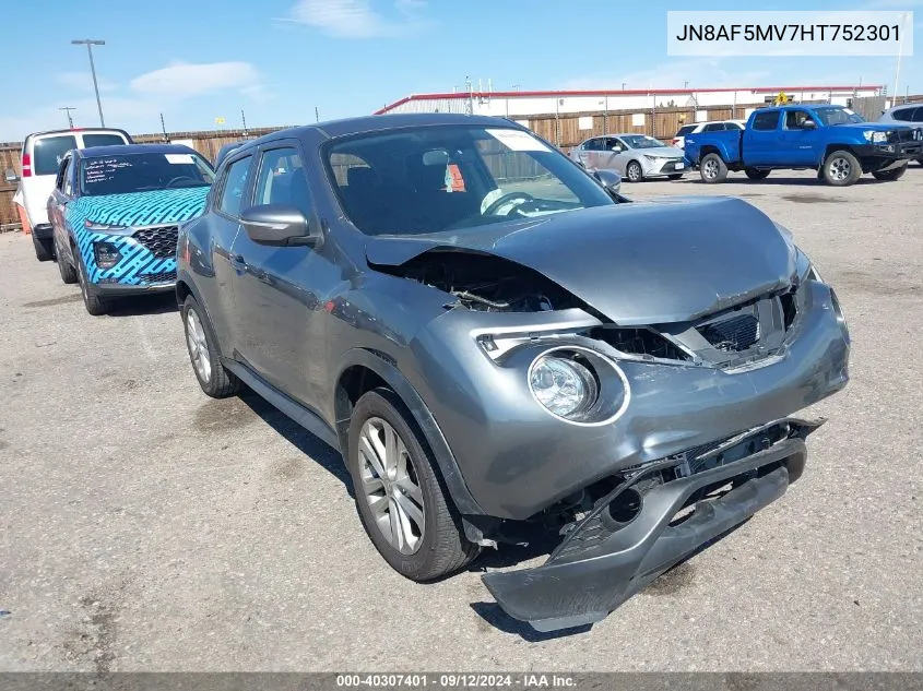 JN8AF5MV7HT752301 2017 Nissan Juke S