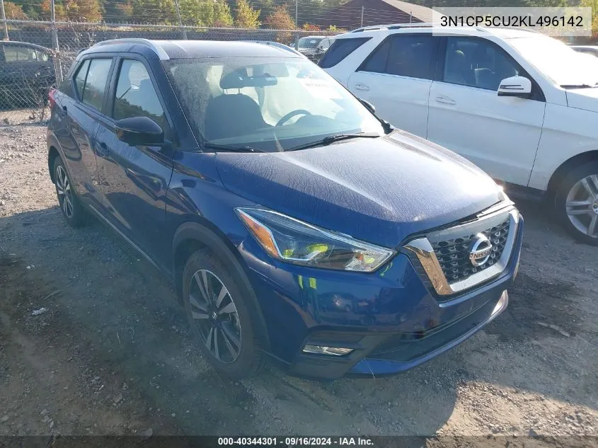 2019 Nissan Kicks S/Sr/Sv VIN: 3N1CP5CU2KL496142 Lot: 40344301