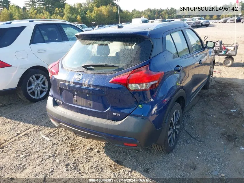 2019 Nissan Kicks S/Sr/Sv VIN: 3N1CP5CU2KL496142 Lot: 40344301