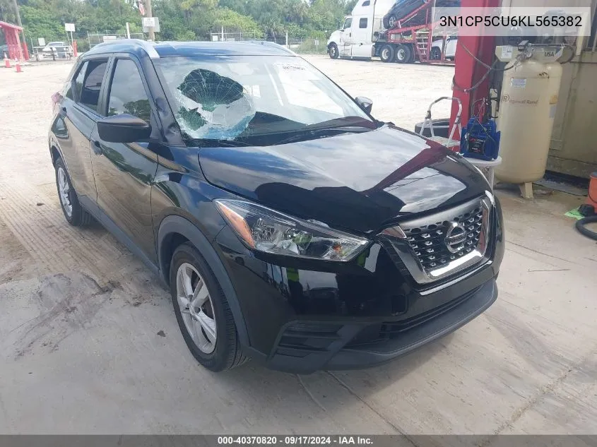 2019 Nissan Kicks S VIN: 3N1CP5CU6KL565382 Lot: 40370820