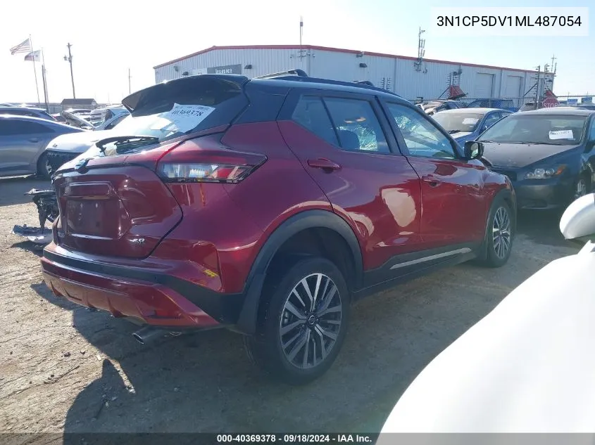 2021 Nissan Kicks Sr VIN: 3N1CP5DV1ML487054 Lot: 40369378