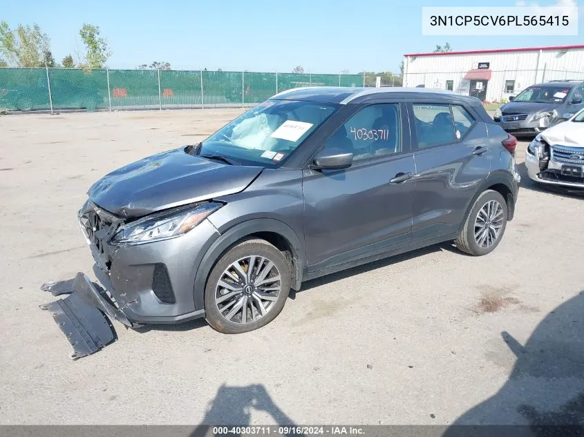 2023 Nissan Kicks Sv Xtronic Cvt VIN: 3N1CP5CV6PL565415 Lot: 40303711