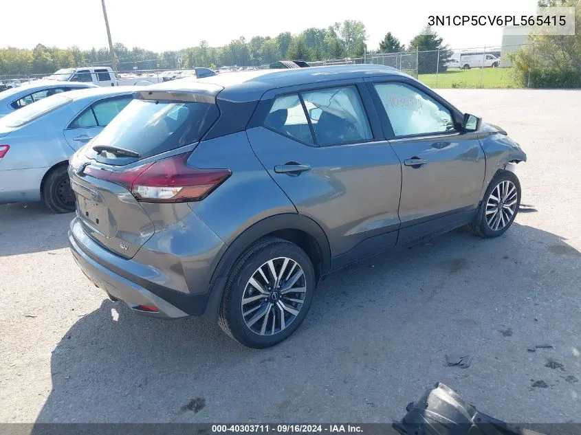 2023 Nissan Kicks Sv Xtronic Cvt VIN: 3N1CP5CV6PL565415 Lot: 40303711