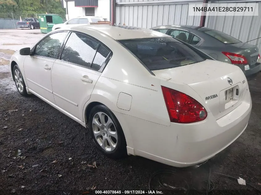 1N4BA41E28C829711 2008 Nissan Maxima 3.5 Sl