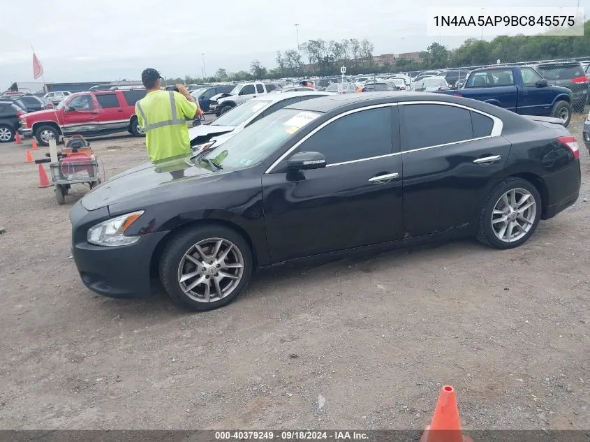 2011 Nissan Maxima 3.5 Sv VIN: 1N4AA5AP9BC845575 Lot: 40379249