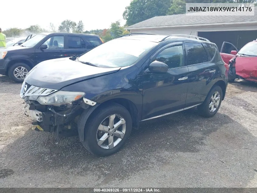 2009 Nissan Murano Sl VIN: JN8AZ18WX9W214176 Lot: 40369326