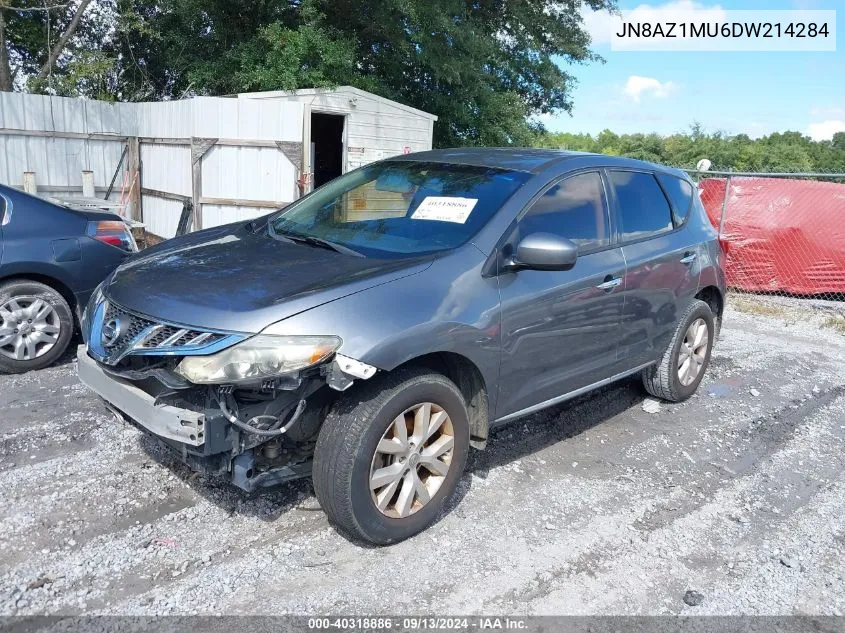 2013 Nissan Murano S VIN: JN8AZ1MU6DW214284 Lot: 40318886