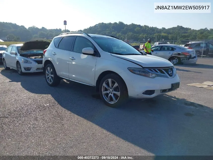 JN8AZ1MW2EW505917 2014 Nissan Murano S/Sl/Sv/Le