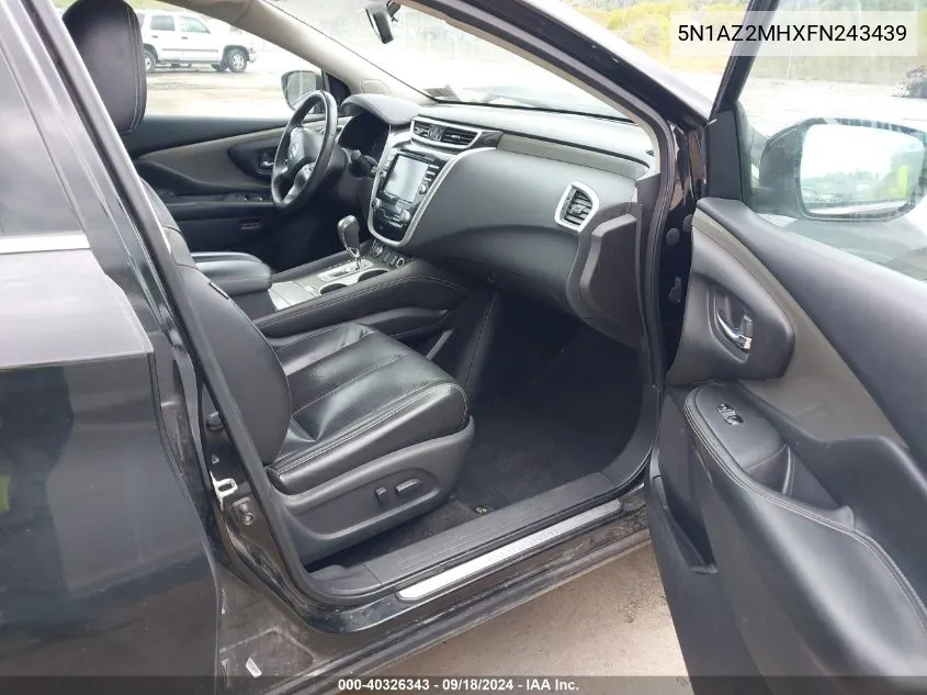 5N1AZ2MHXFN243439 2015 Nissan Murano Platinum/S/Sl/Sv