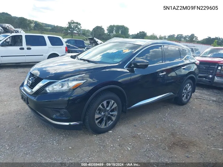 5N1AZ2MG9FN229605 2015 Nissan Murano Sl