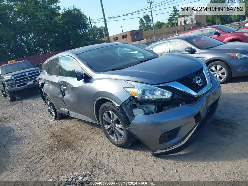 2017 Nissan Murano S VIN: 5N1AZ2MH9HN164752 Lot: 40376634