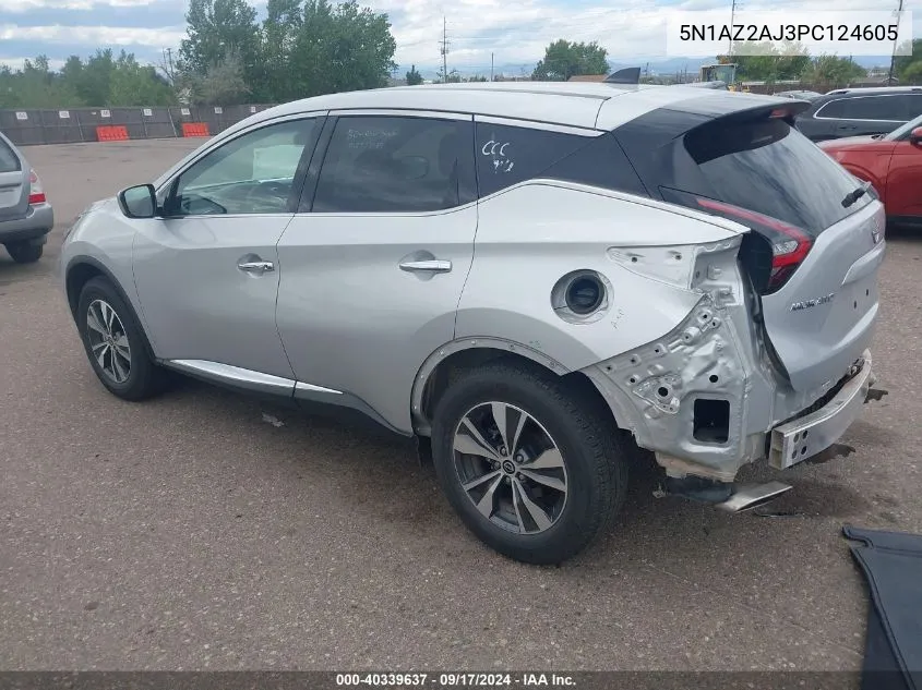 5N1AZ2AJ3PC124605 2023 Nissan Murano S Fwd