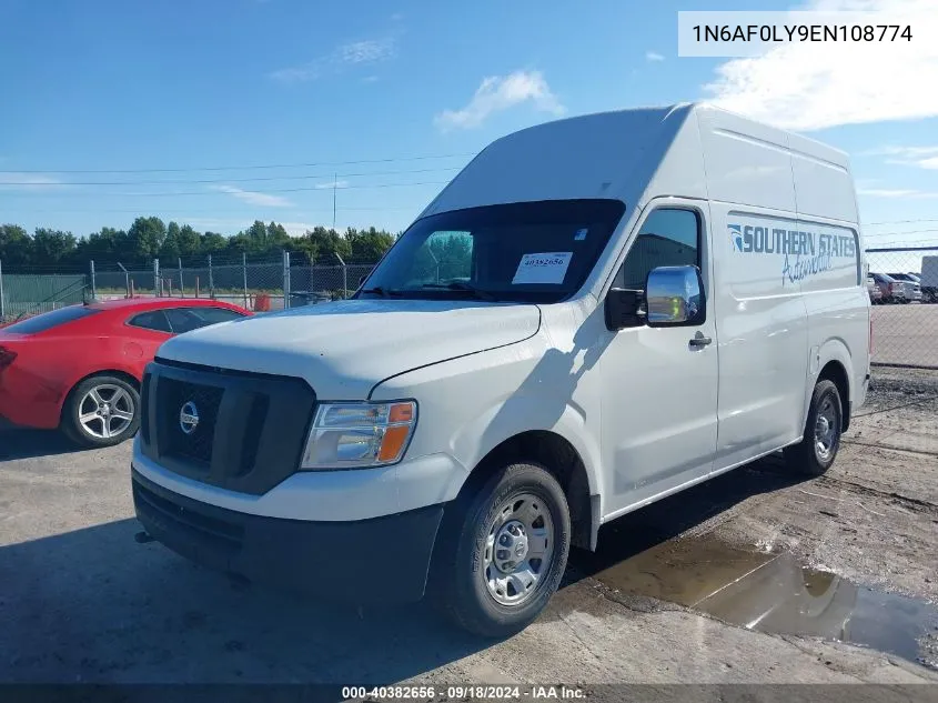 2014 Nissan Nv 2500/3500 VIN: 1N6AF0LY9EN108774 Lot: 40382656