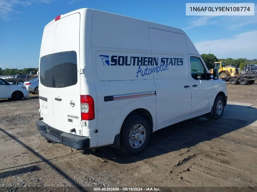 2014 Nissan Nv 2500/3500 VIN: 1N6AF0LY9EN108774 Lot: 40382656