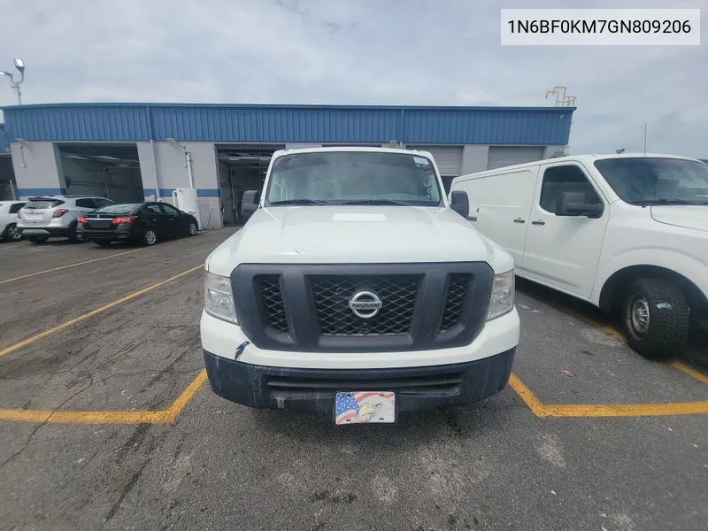 2016 Nissan Nv 1500 S/Sv/2500 S/Sv/Sl VIN: 1N6BF0KM7GN809206 Lot: 40363507