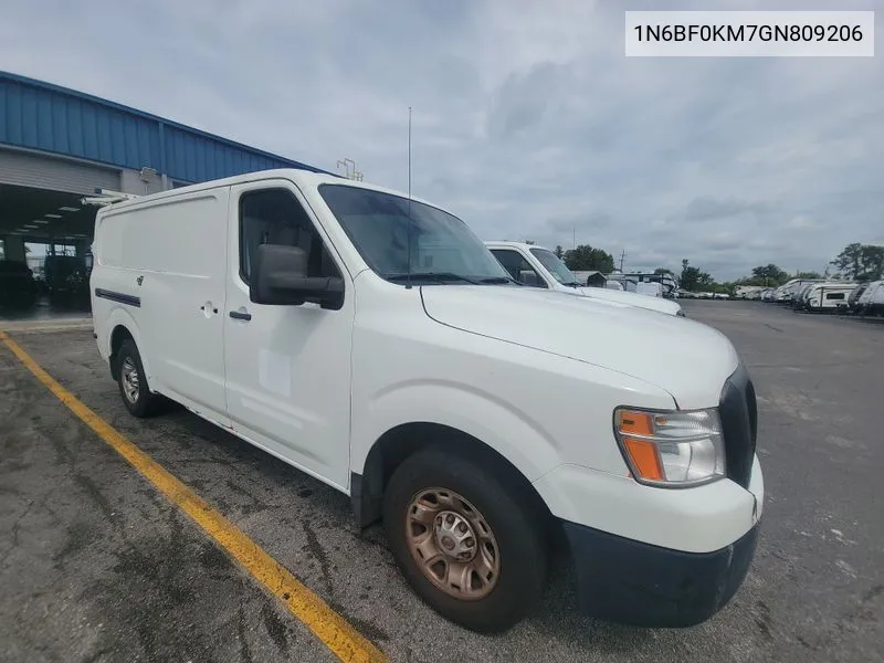 2016 Nissan Nv 1500 S/Sv/2500 S/Sv/Sl VIN: 1N6BF0KM7GN809206 Lot: 40363507