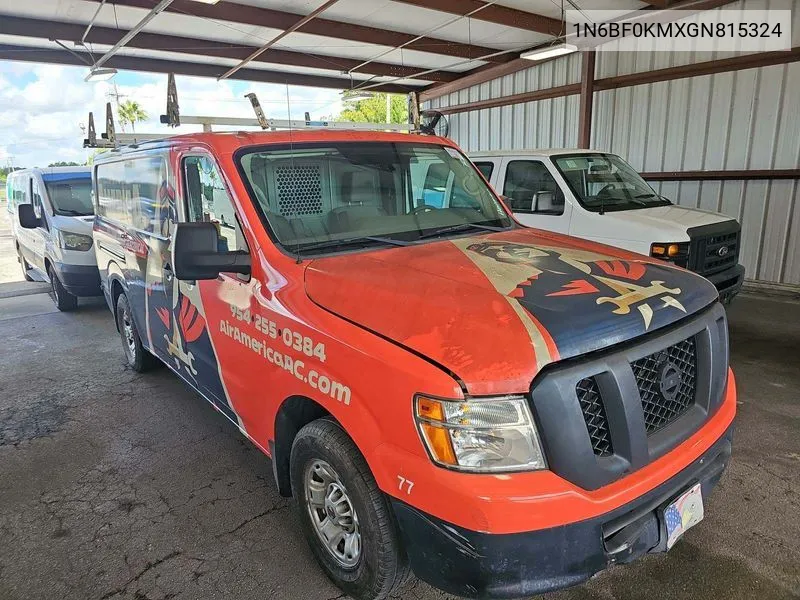 2016 Nissan Nv 1500 S/Sv/2500 S/Sv/Sl VIN: 1N6BF0KMXGN815324 Lot: 40363508