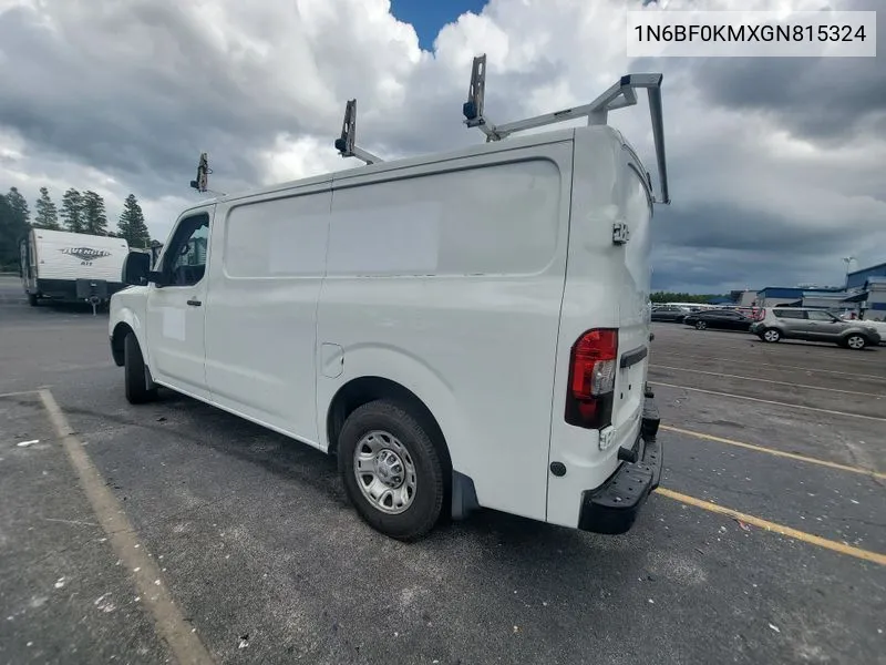 2016 Nissan Nv 1500 S/Sv/2500 S/Sv/Sl VIN: 1N6BF0KMXGN815324 Lot: 40363508