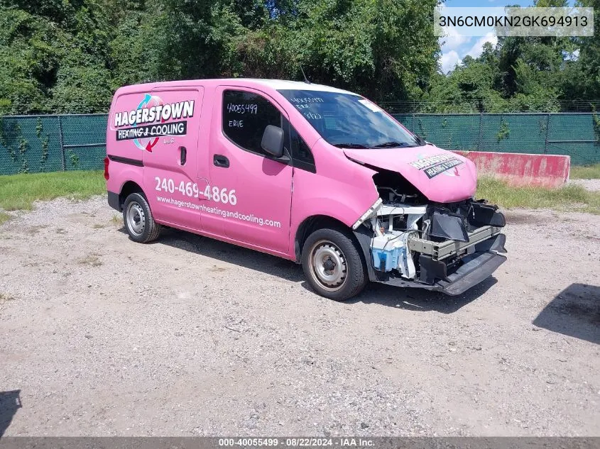 3N6CM0KN2GK694913 2016 Nissan Nv200 S/Sv