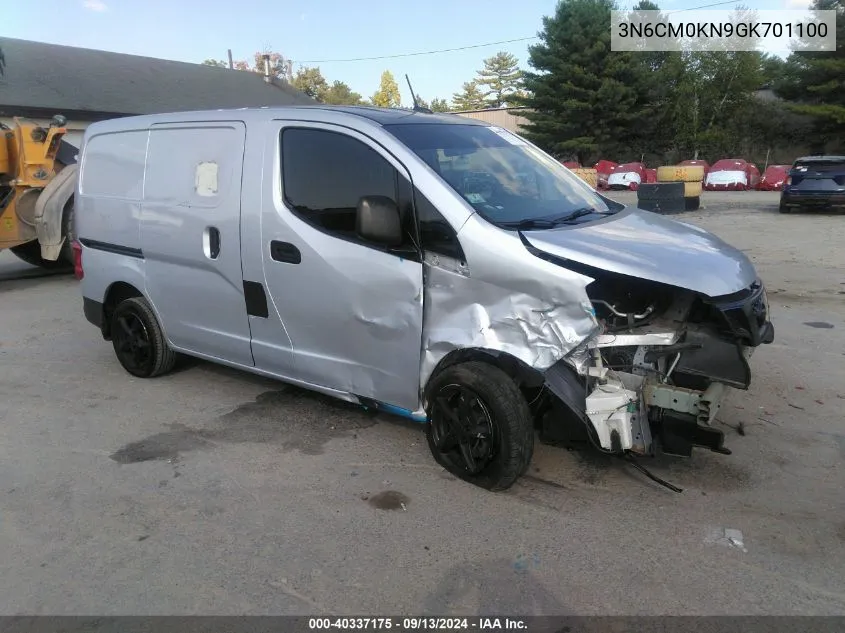 2016 Nissan Nv200 Sv VIN: 3N6CM0KN9GK701100 Lot: 40337175