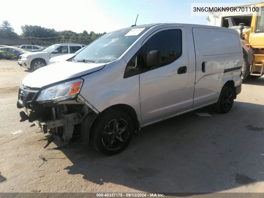 2016 Nissan Nv200 Sv VIN: 3N6CM0KN9GK701100 Lot: 40337175