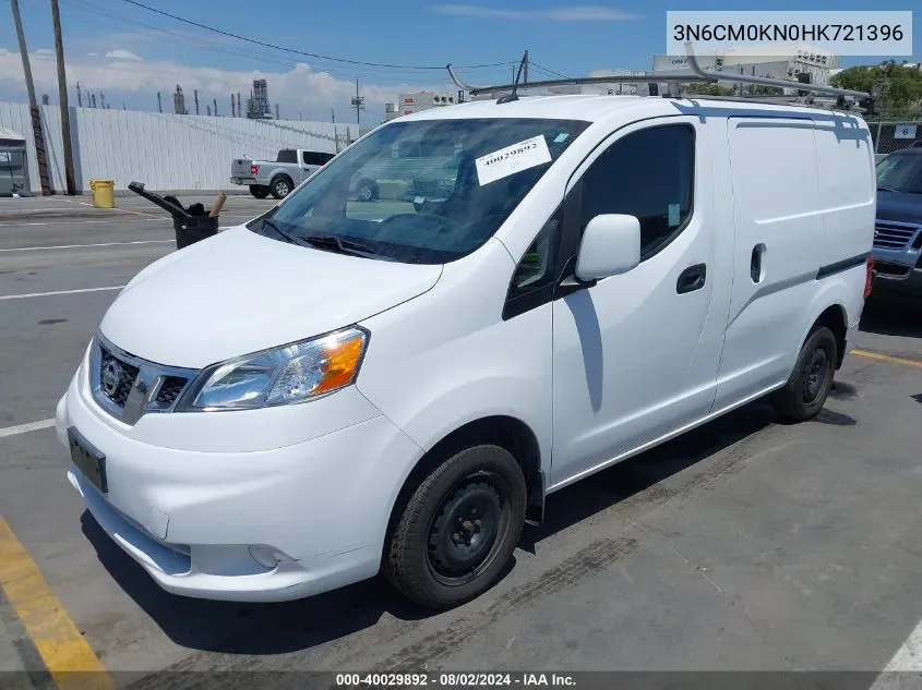 2017 Nissan Nv200 Sv VIN: 3N6CM0KN0HK721396 Lot: 40029892