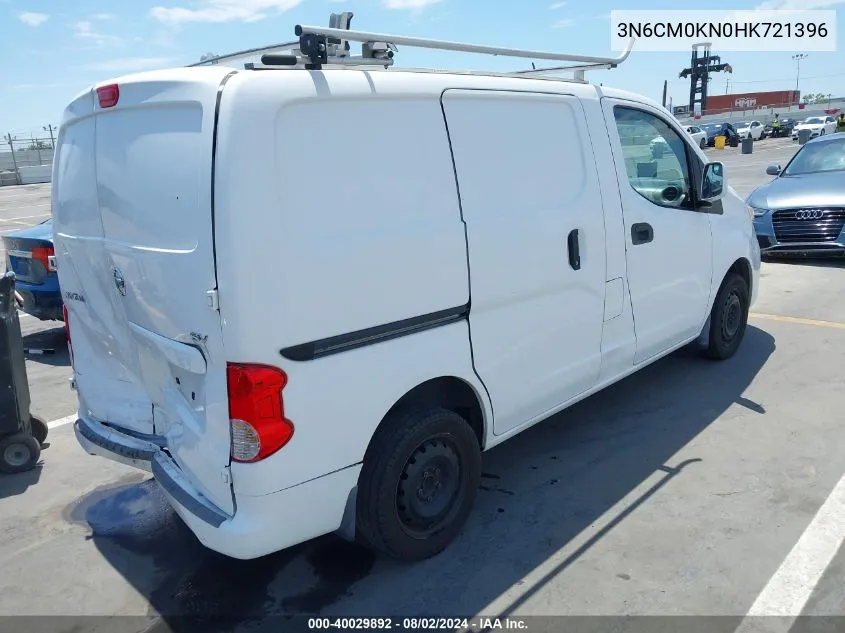 2017 Nissan Nv200 Sv VIN: 3N6CM0KN0HK721396 Lot: 40029892