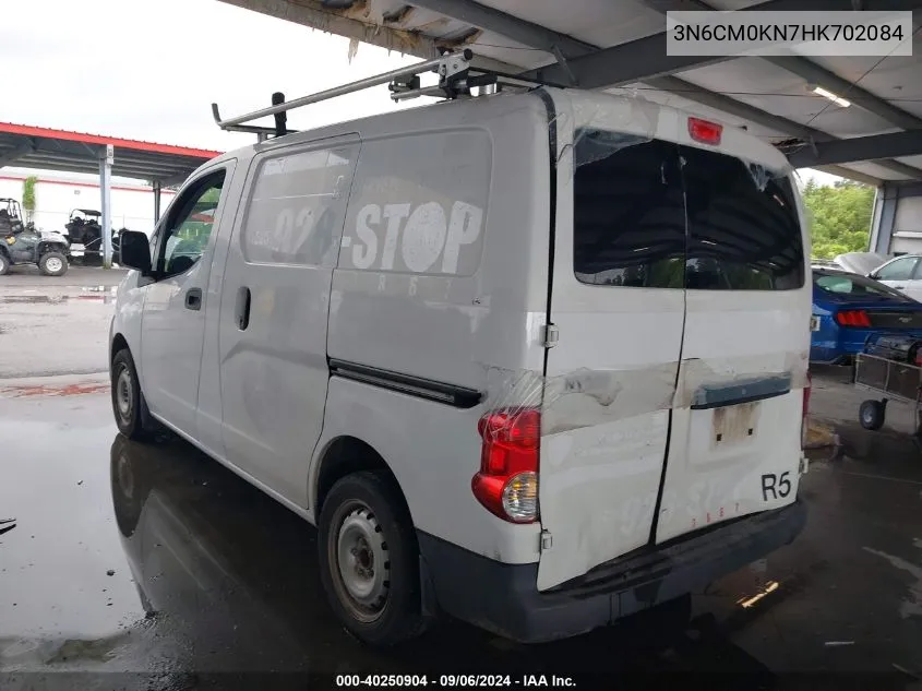 2017 Nissan Nv200 S VIN: 3N6CM0KN7HK702084 Lot: 40250904