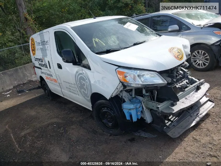 2017 Nissan Nv200 S VIN: 3N6CM0KNXHK711474 Lot: 40325635