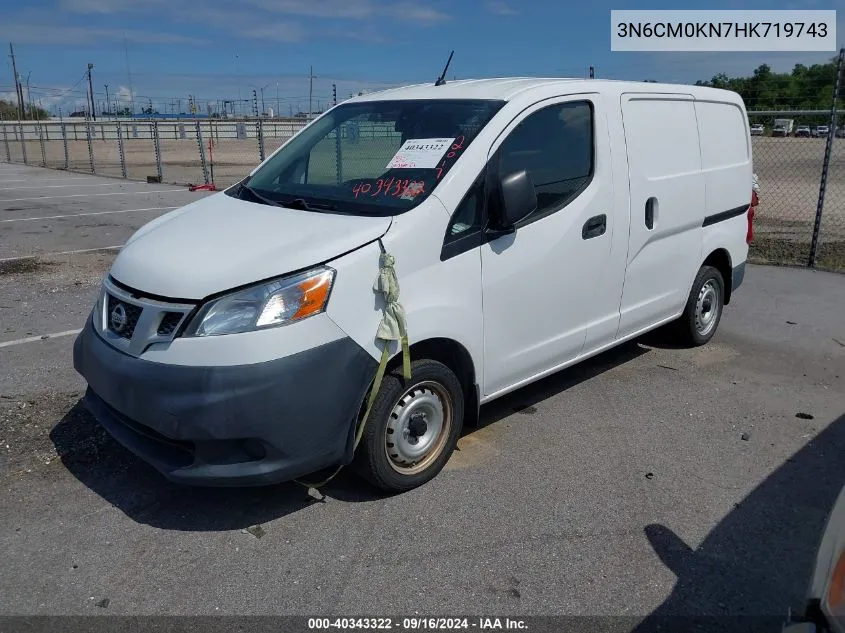 2017 Nissan Nv200 S VIN: 3N6CM0KN7HK719743 Lot: 40343322