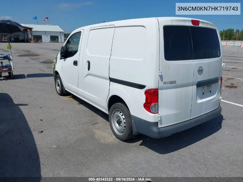 2017 Nissan Nv200 S VIN: 3N6CM0KN7HK719743 Lot: 40343322