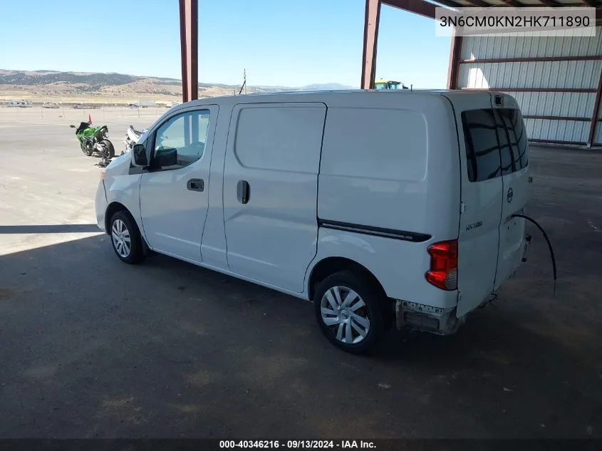 2017 Nissan Nv200 Sv VIN: 3N6CM0KN2HK711890 Lot: 40346216