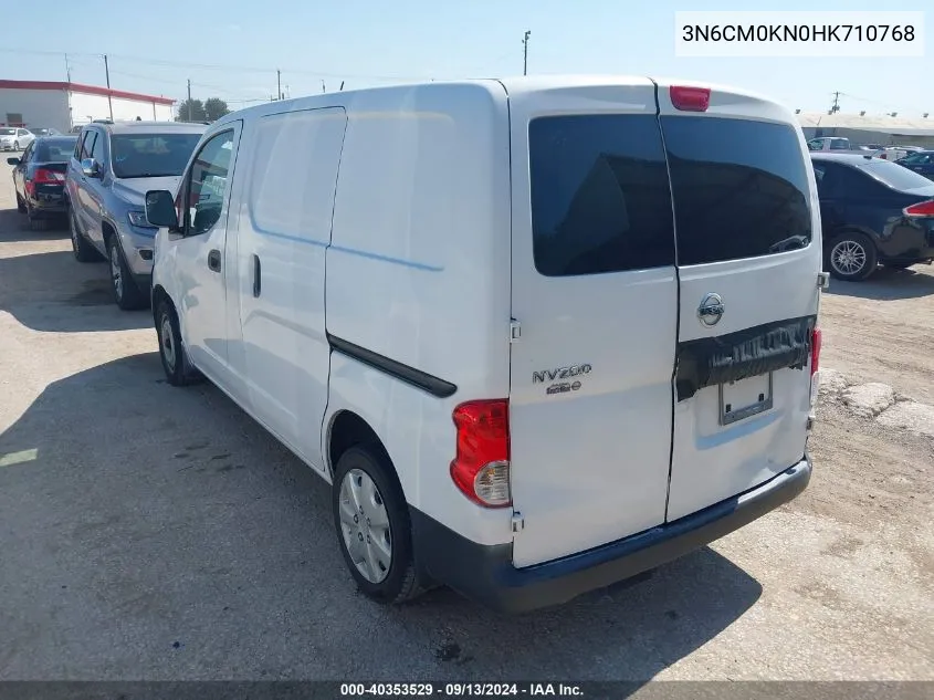 2017 Nissan Nv200 S VIN: 3N6CM0KN0HK710768 Lot: 40353529