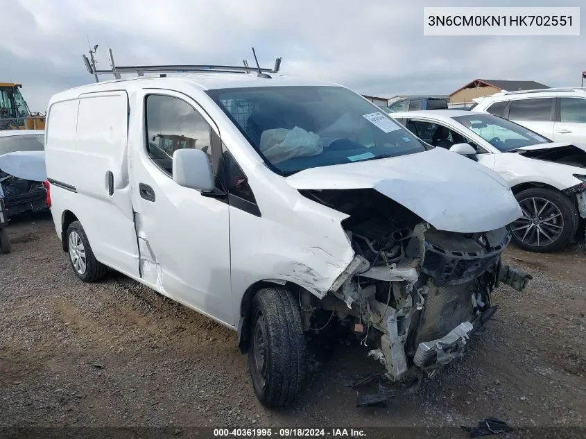 2017 Nissan Nv200 2.5S/2.5Sv VIN: 3N6CM0KN1HK702551 Lot: 40361995