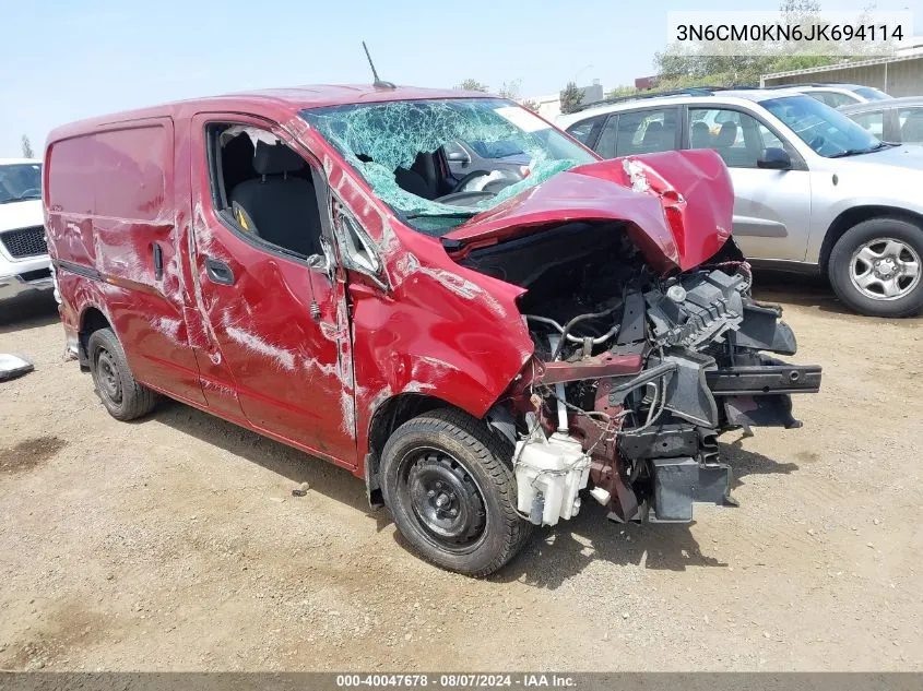 2018 Nissan Nv200 Sv VIN: 3N6CM0KN6JK694114 Lot: 40047678