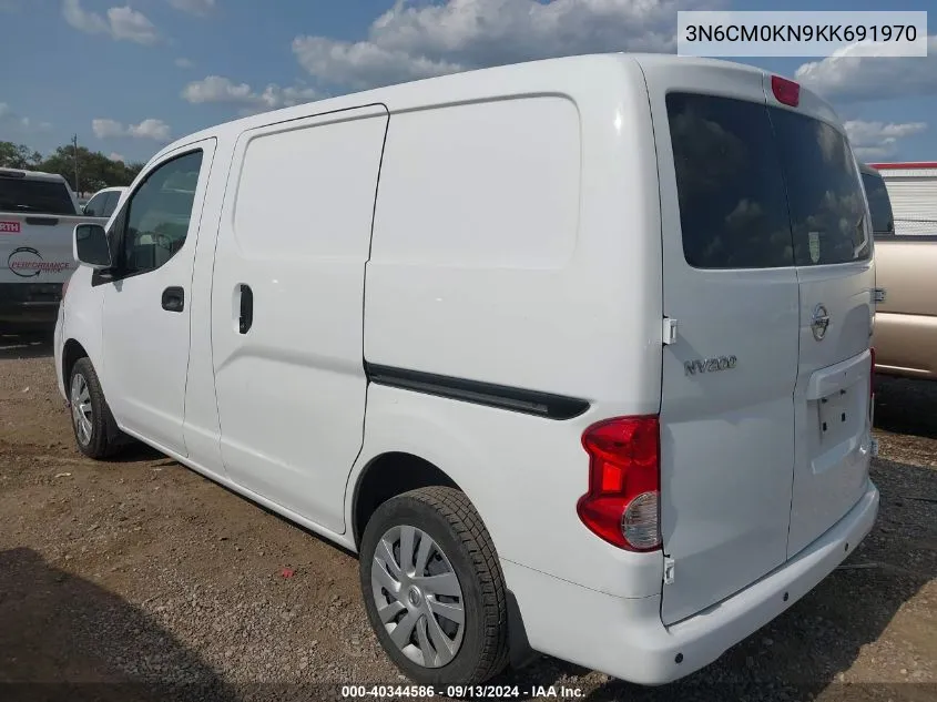 2019 Nissan Nv200 Sv VIN: 3N6CM0KN9KK691970 Lot: 40344586