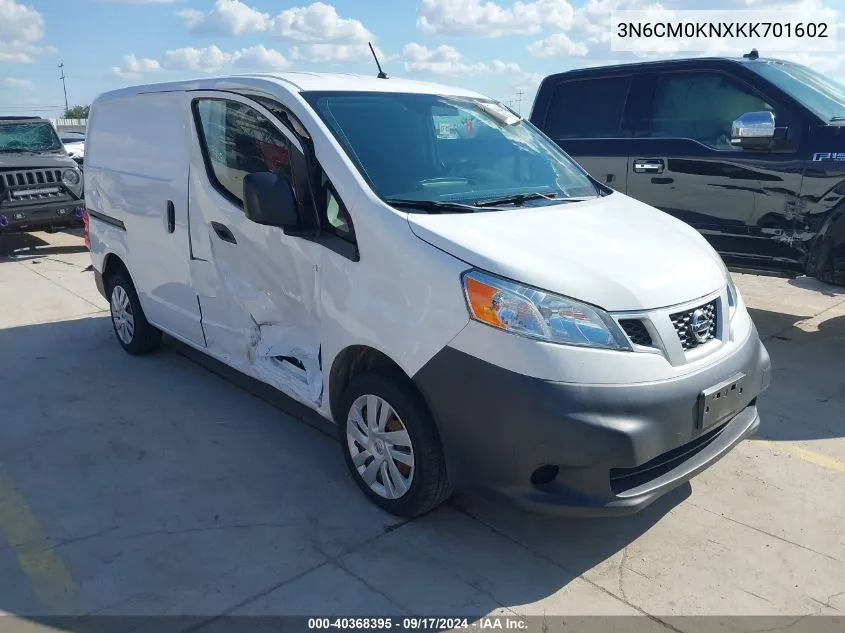 2019 Nissan Nv200 S VIN: 3N6CM0KNXKK701602 Lot: 40368395