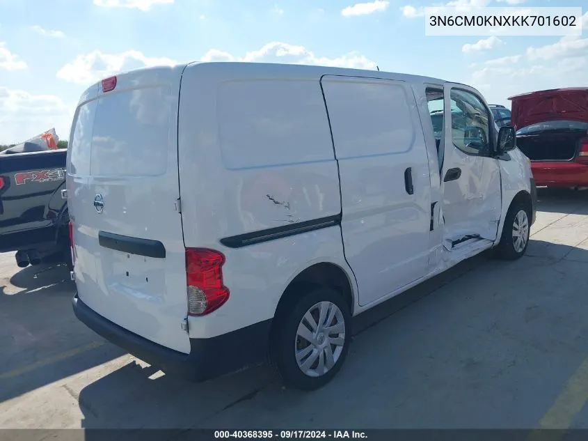 3N6CM0KNXKK701602 2019 Nissan Nv200 S