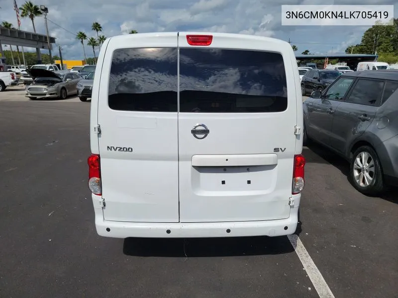 2020 Nissan Nv200 Compact Cargo Sv Xtronic Cvt VIN: 3N6CM0KN4LK705419 Lot: 40340537