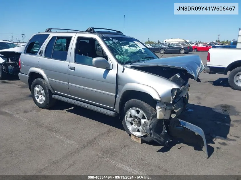 2001 Nissan Pathfinder Le VIN: JN8DR09Y41W606467 Lot: 40334494