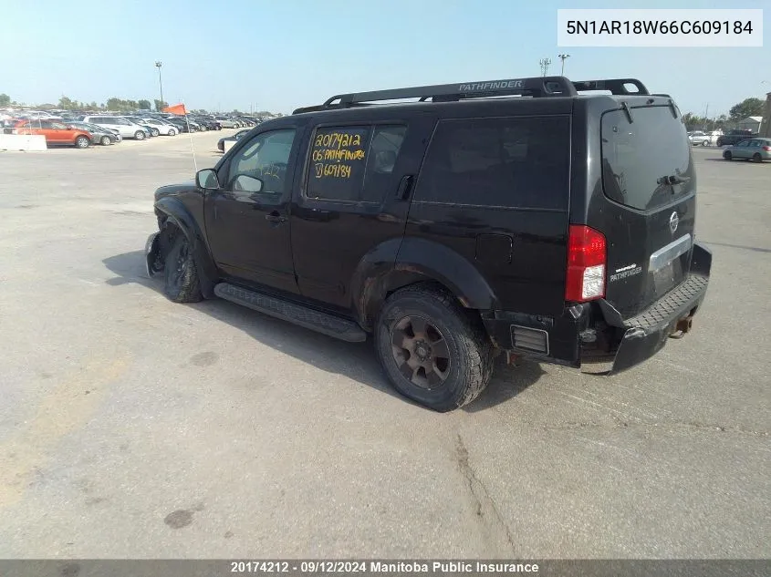 5N1AR18W66C609184 2006 Nissan Pathfinder Se