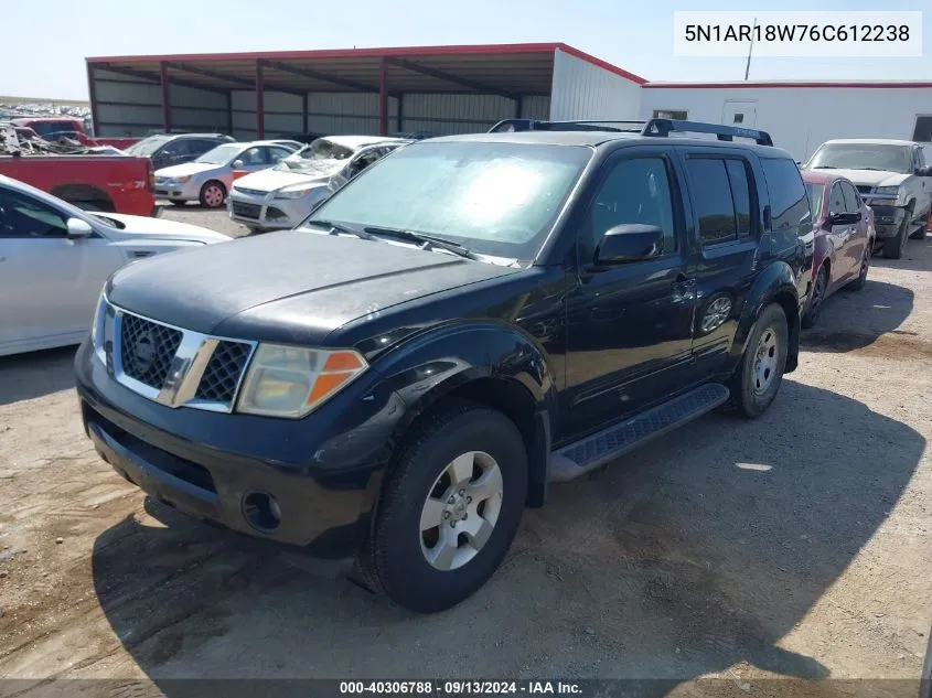 5N1AR18W76C612238 2006 Nissan Pathfinder Se